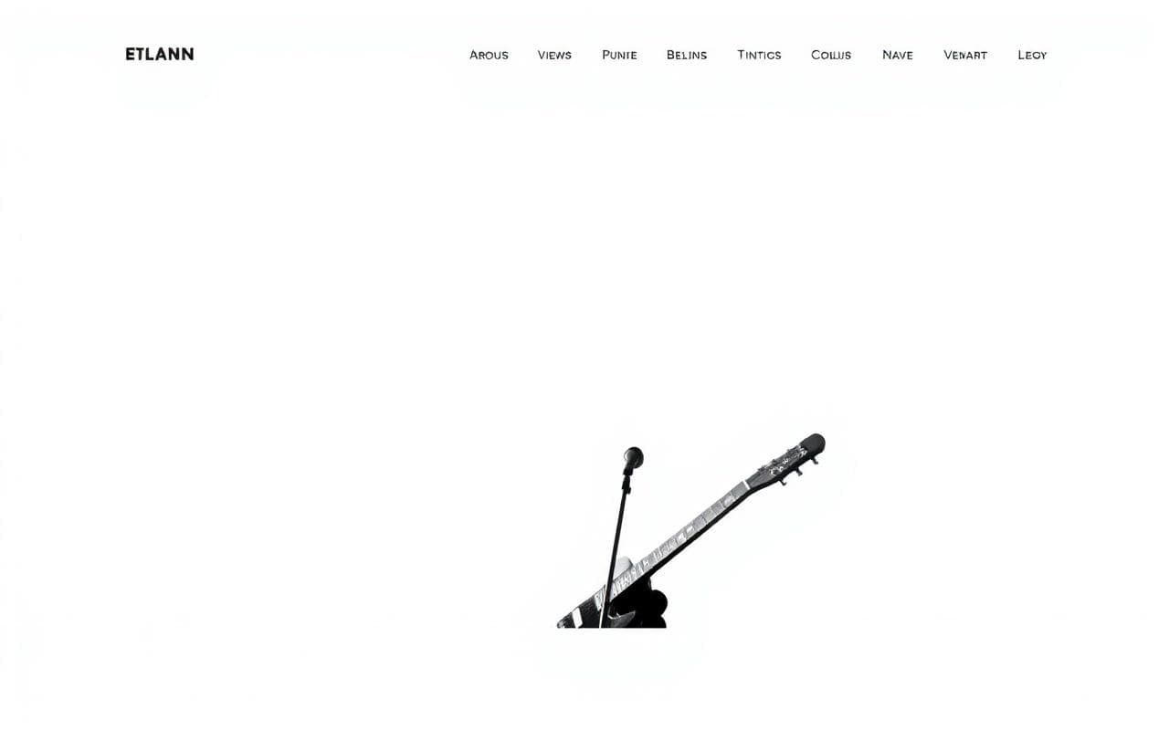 Layout 04 band website preview