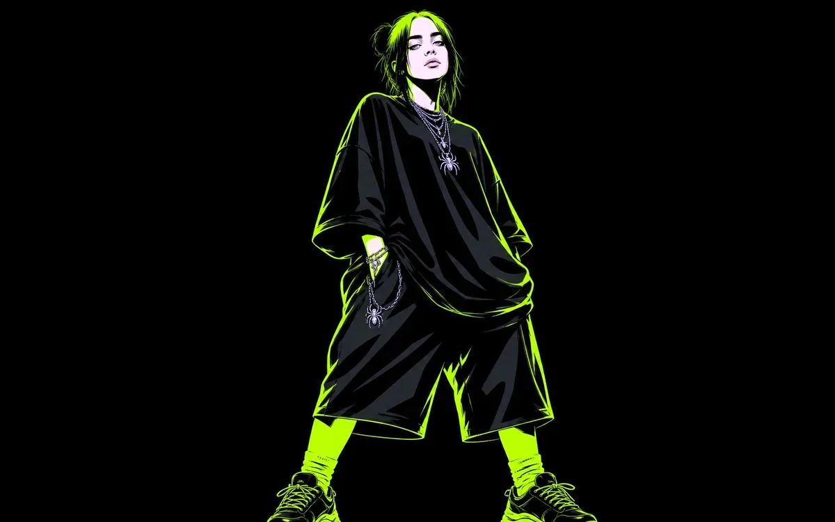 Billie Eilish tribute artist