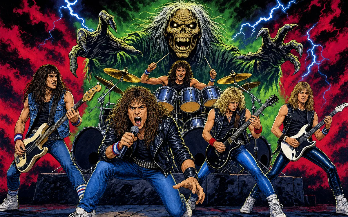 Iron Maiden tribute artist