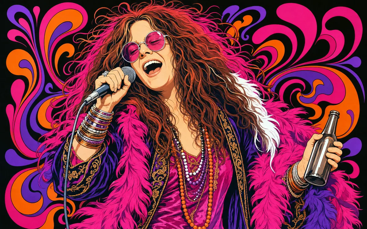 Janis Joplin tribute artist