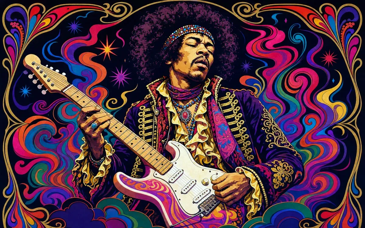 Jimi Hendrix tribute artist