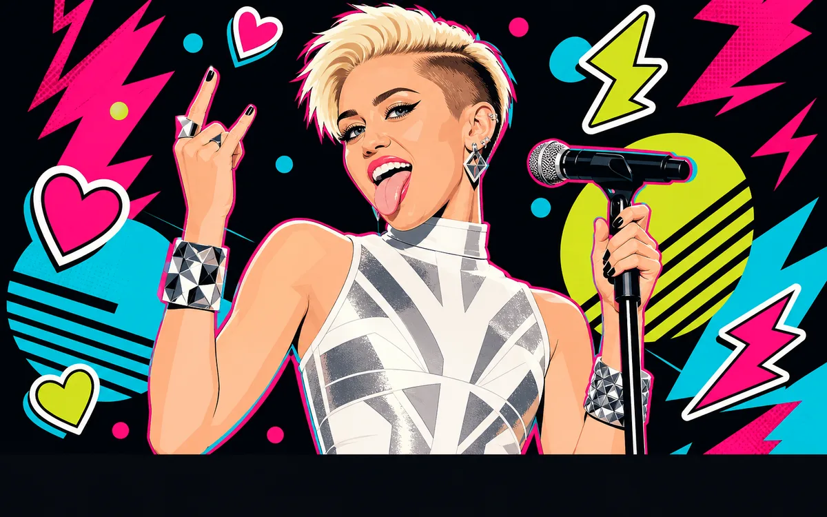 Miley Cyrus tribute artist