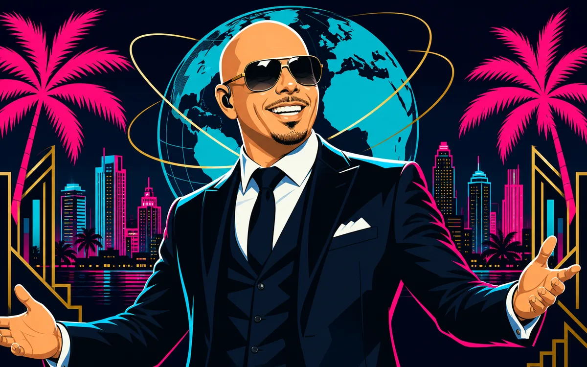 Pitbull tribute artist