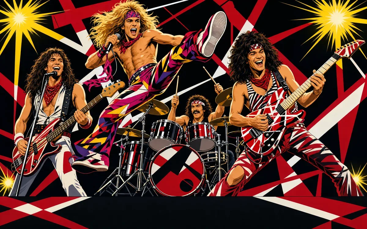 Van Halen tribute artist